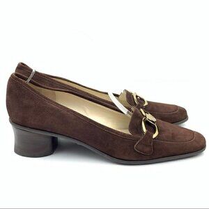 Circa Joan & david heels 8.5 Cjnadina brown suede